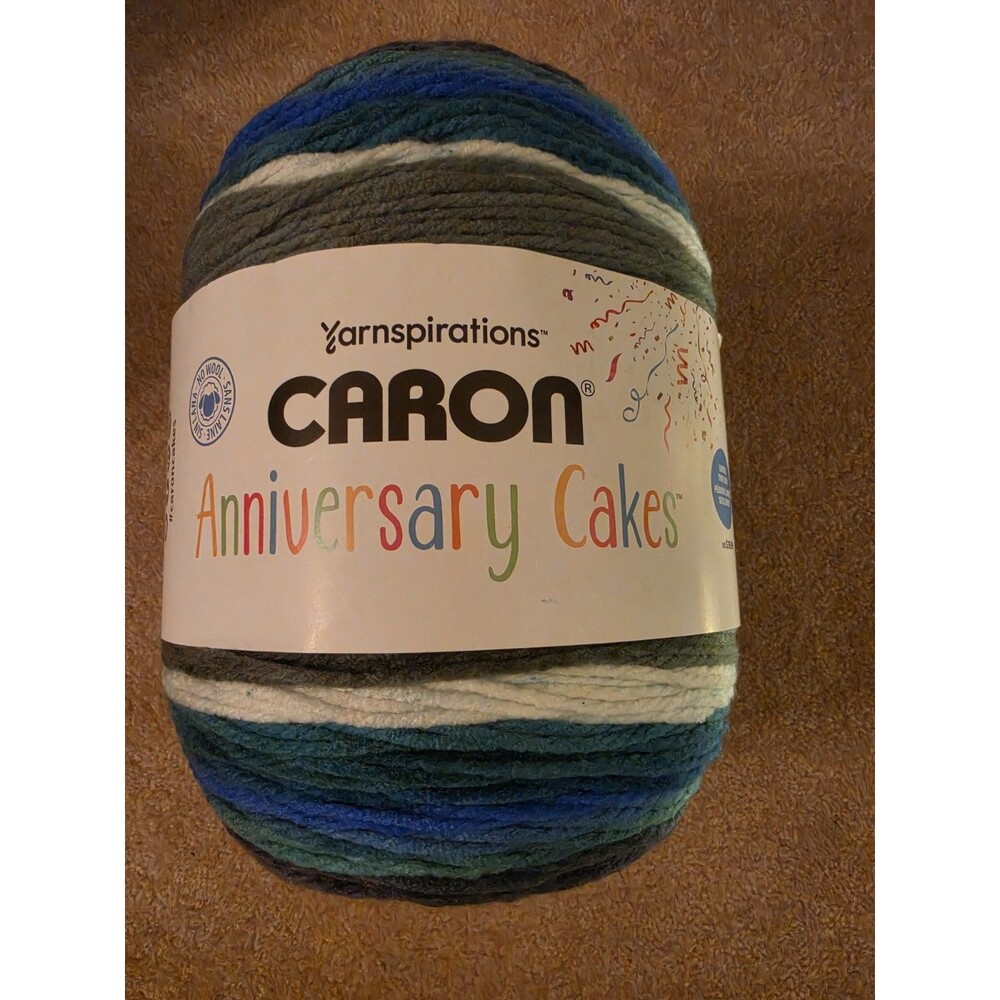 NEW Caron Anniversary Cakes in Rain--1,061 yds--Super Bulky #6